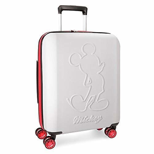 Product Maleta de cabina Mickey Colored rígida 55cm blanca