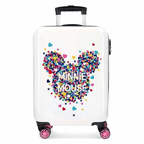 Producto Maleta de cabina Minnie Magic corazones rígida 55cm