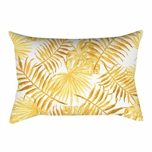 Product YWLINK 1PC Amarillo Rectangular Moda Simple Vendimia Funda De Almohada CojíN DecoracióN