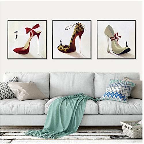 Producto Impresión de carteles Creativos Zapatos de tacón alto Pinturas Zapatería Carteles Mercado