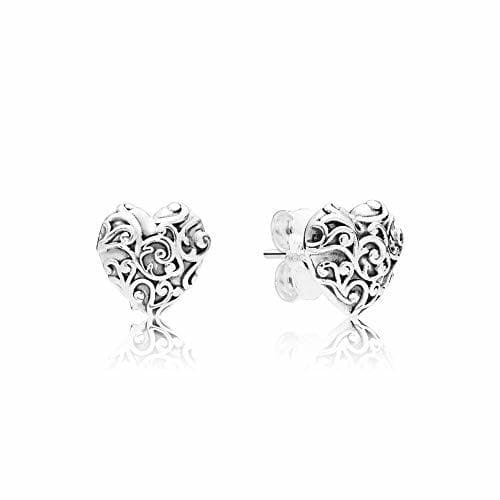 Producto Pandora Pendientes de botón Mujer plata