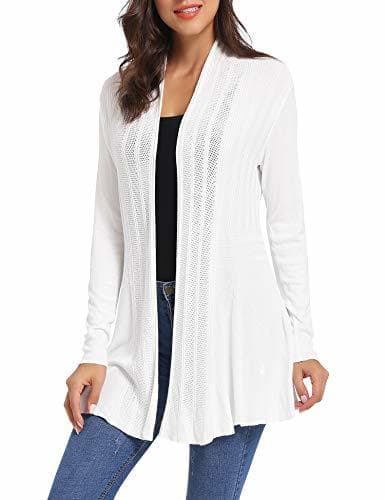 Product iClosam Ladies Cardigan Chaqueta Larga y Delgada con Transparencia Ligera Chaqueta Chal