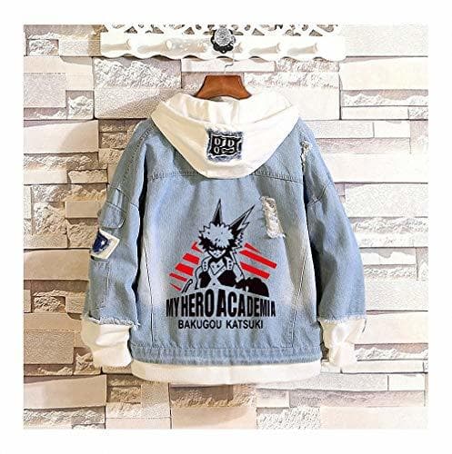 Producto Mi héroe Academia Denim Chaqueta con Capucha del botón para Adultos en