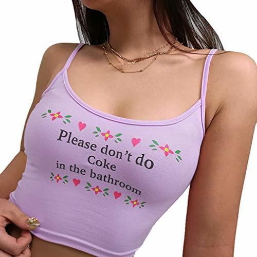 Product Yying Sexy Crop Top Mujer Please Do Do Coca Cola en el