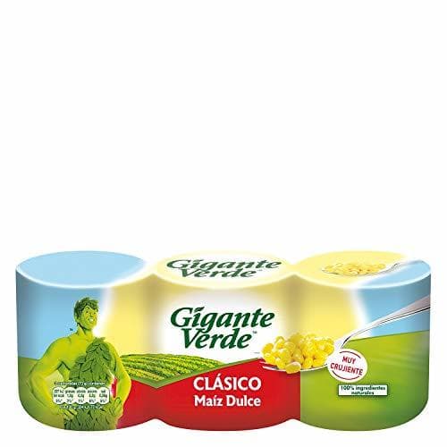 Lugar Gigante Verde Clásico Maíz dulce - Pack de 3 x 160 g