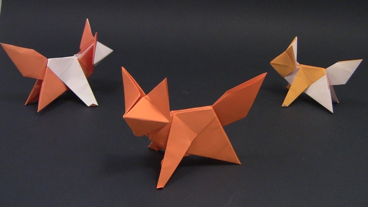 Fashion Origami raposa