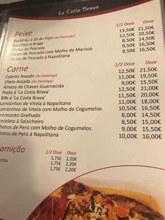 Restaurantes La Costa Brava