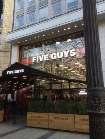 Restaurantes Five Guys - Champs-Elysées