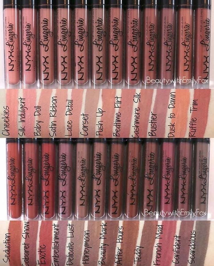 Fashion Batom Matte Nyx Langerie 