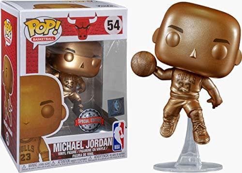 Juego Funko Figura Pop Michael Jordan Bronzed Exclusivo