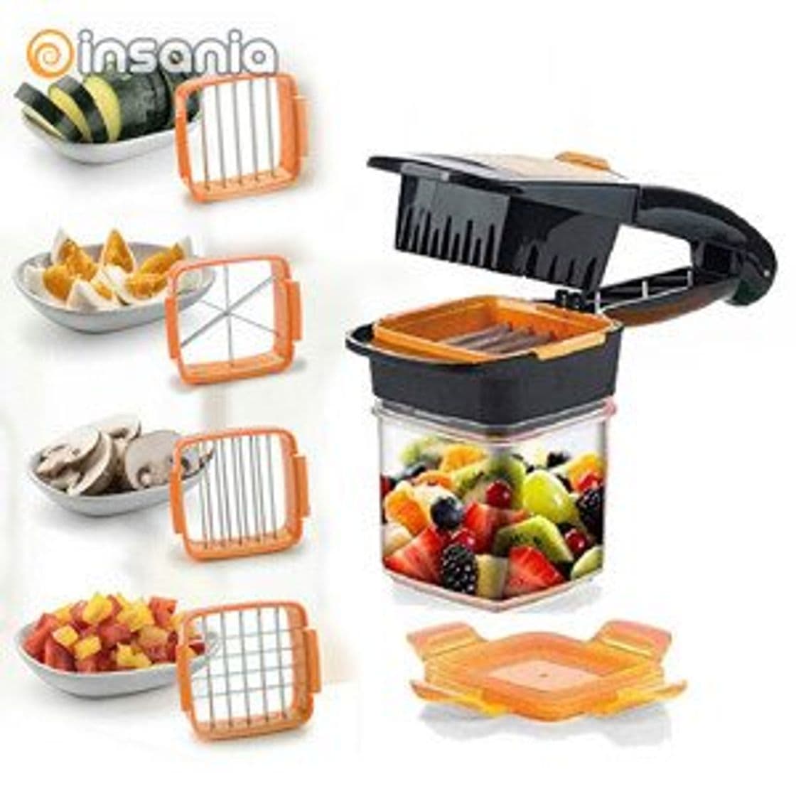 Fashion Cortador 5-em-1 Nicer Dicer Quick - Entregas em 24 horas - Insania ...