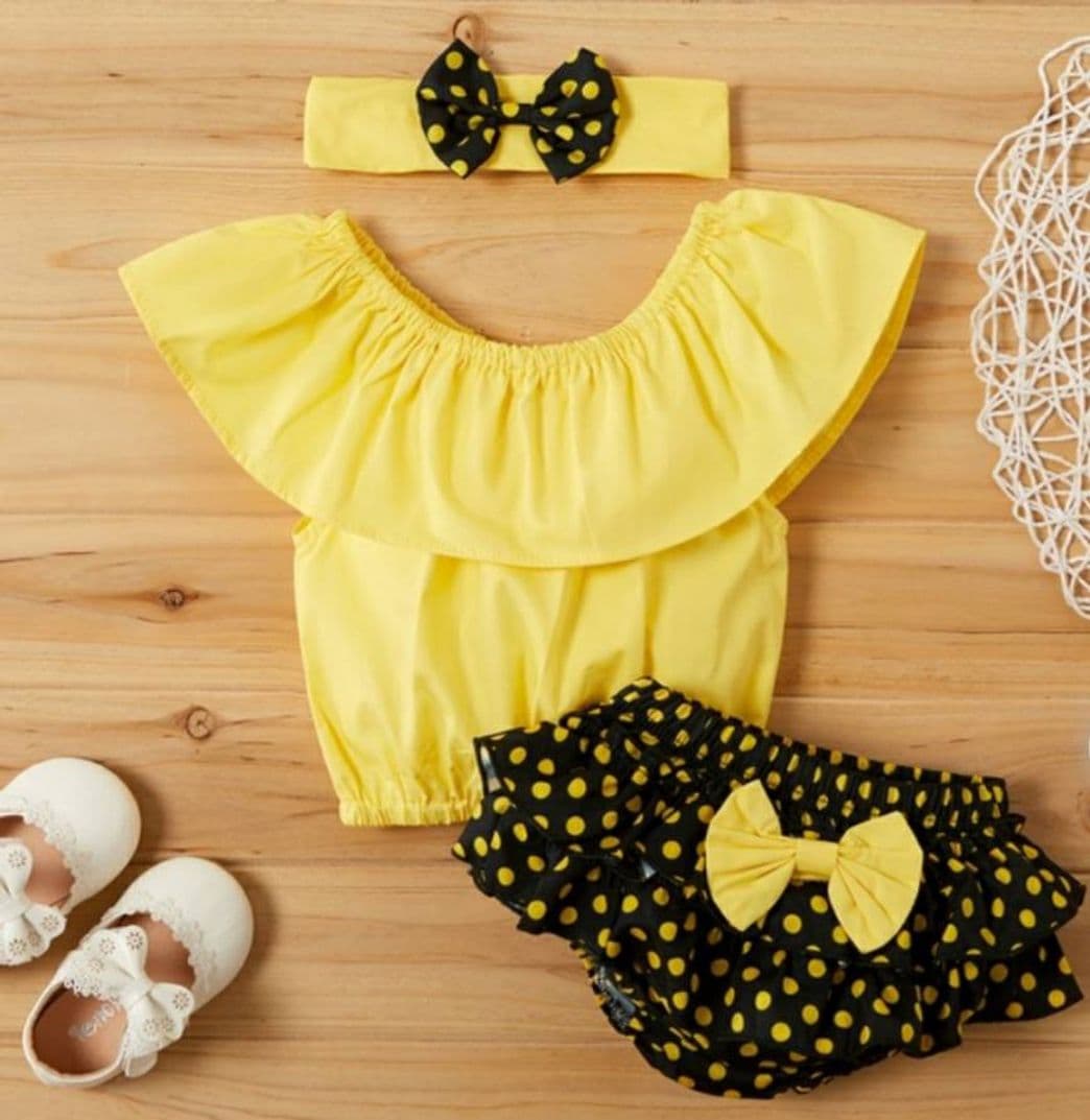 Moda Conjunto amarelo