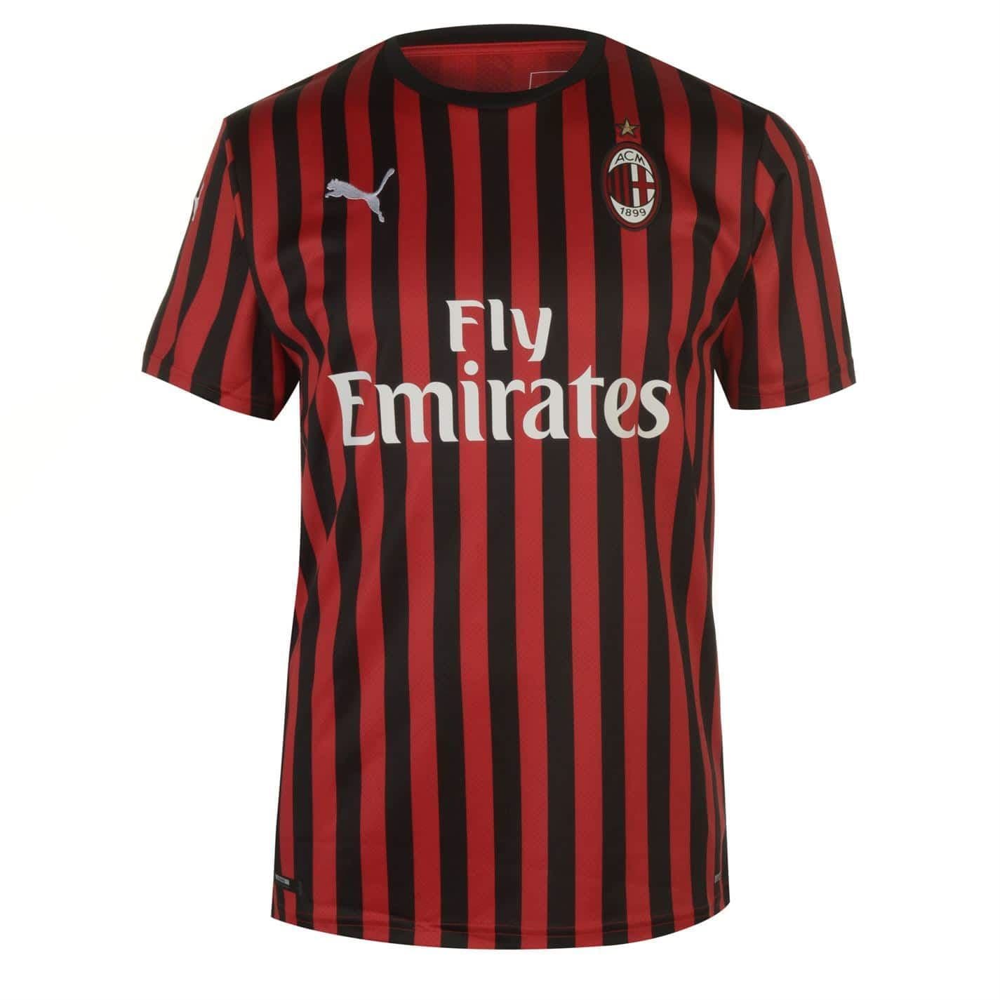 Fitness PUMA AC Milan Home Camisetas de equipación, Hombre, Negro