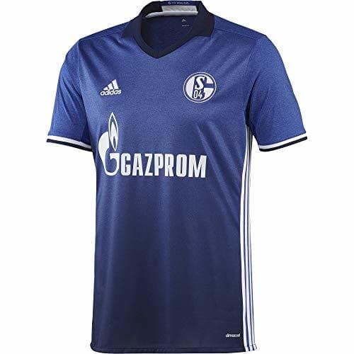 Place adidas FC Home Jersey Camiseta 1ª Equipación Schalke 04 2017-2018, Hombre, Azul