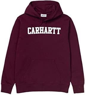 Product Carhartt Hooded College Sweat Sudadera con Capucha para Hombre Bordeaux 1024669MRLT