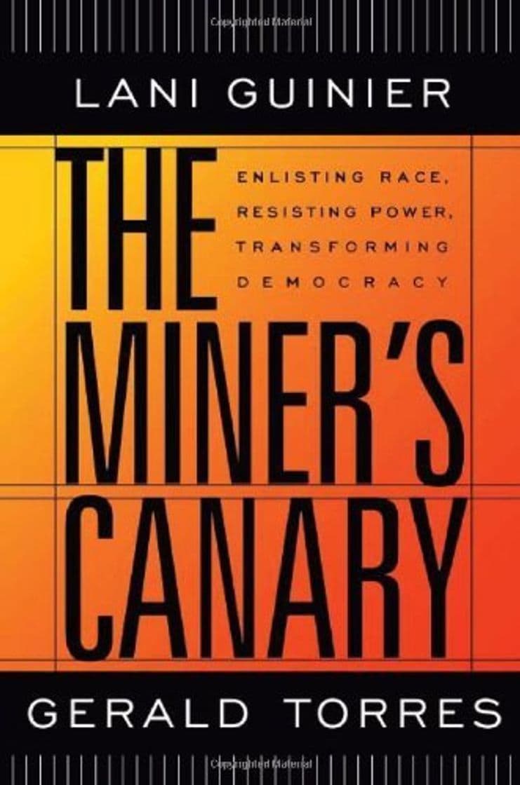 Book The Miner's Canary: Enlisting Race, Resisting Power, Transforming Democracy