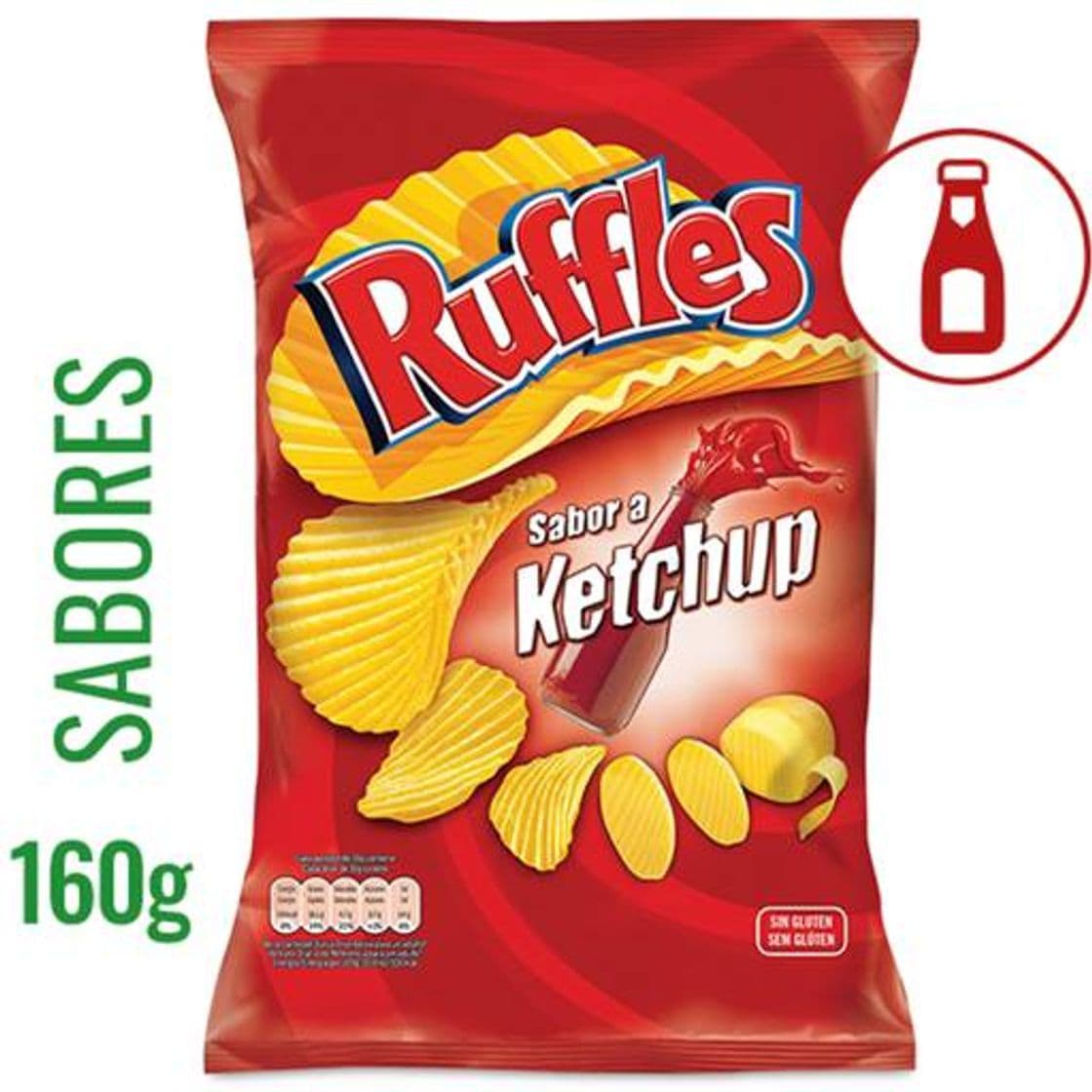 Fashion Batatas fritas de ketchup