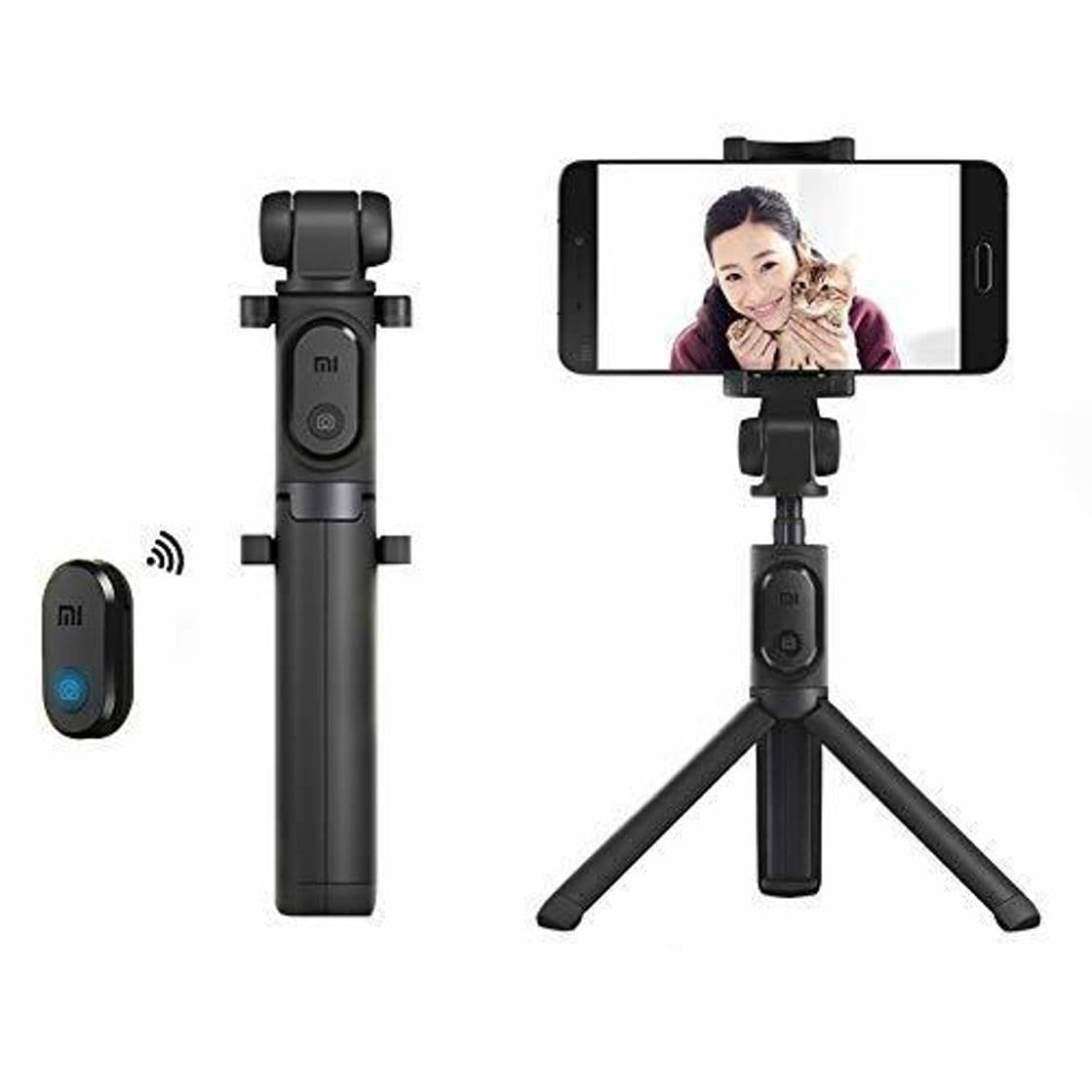 Electronic Palo Selfie, Xiaomi Móvil Palo Selfie Trípode Bluetooth con Wireless Remoter, 360