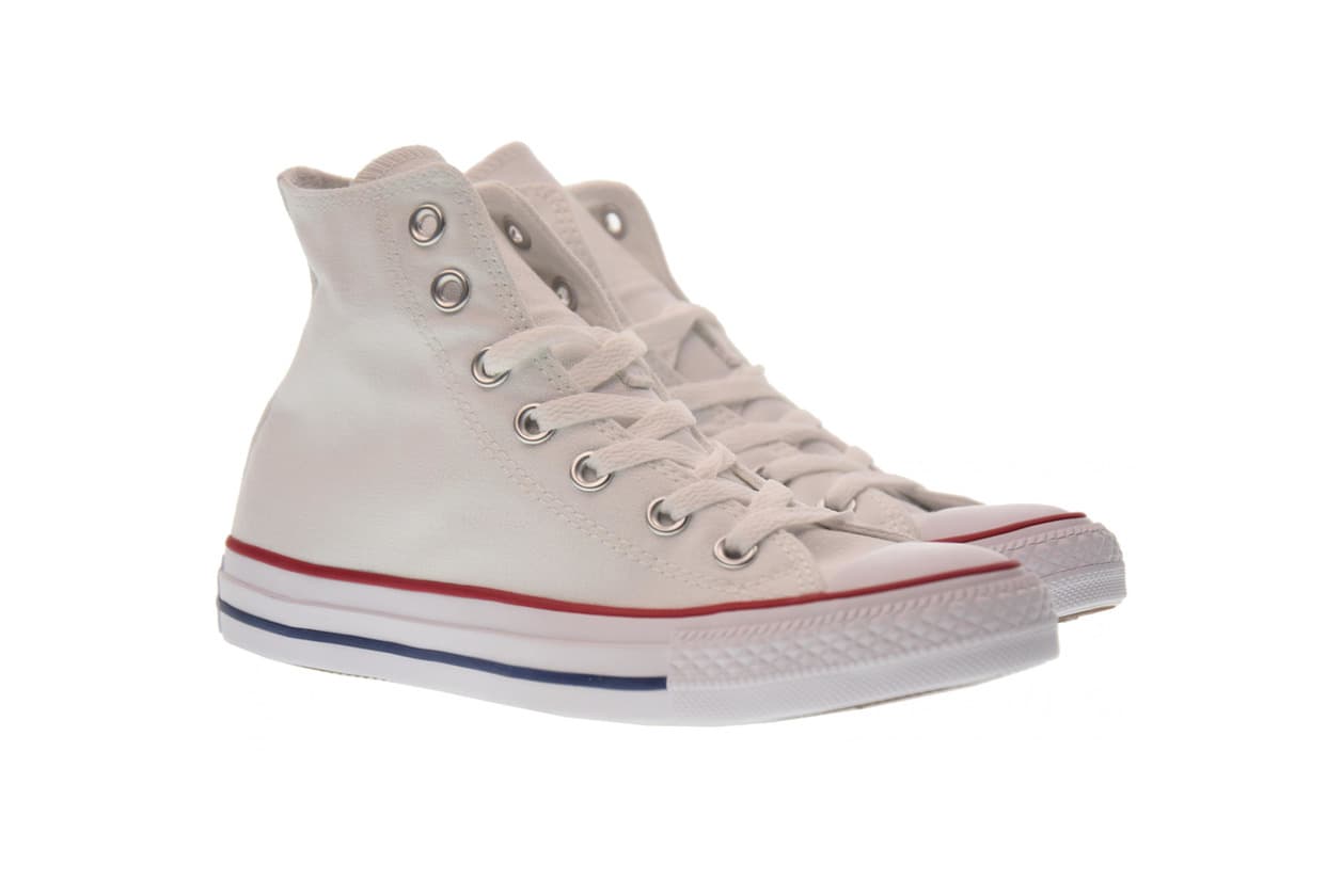 Moda Converse As Hi Can Optic. Wht, Zapatillas unisex, Blanco