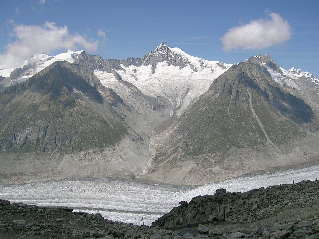 Place Aletsch Glacier