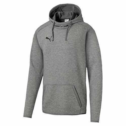 Fitness Puma Liga Casuals Hoody Sudadera con Capucha, Hombre, Gris