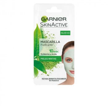 Fashion Mascarilla facial purificante Garnier Skinactive matcha kaolin.