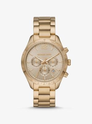 Product Oversized Layton Gold-Tone Watch