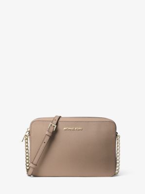 Product Jet Set Large Saffiano Leather Crossbody Bag