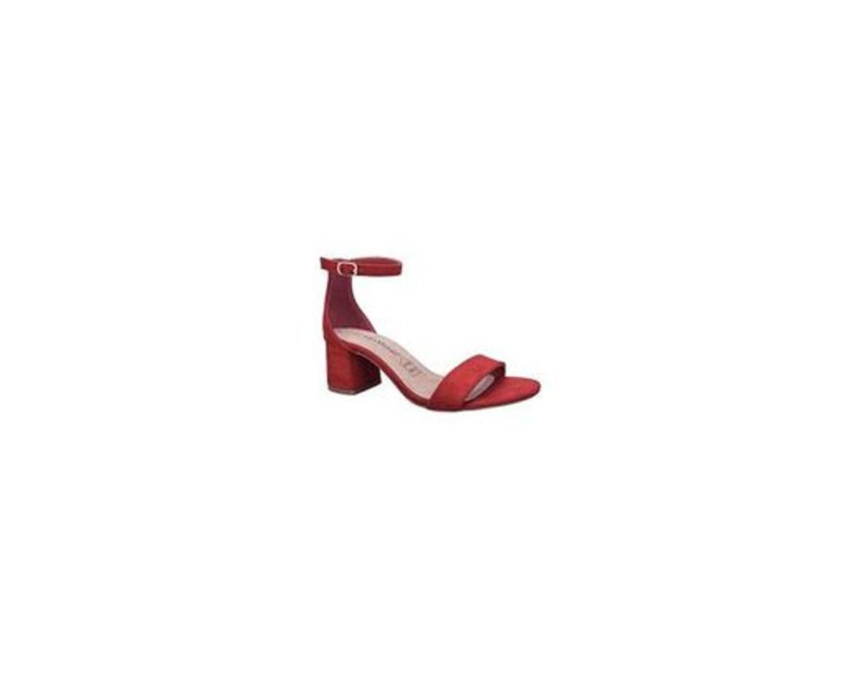 Moda MaxMuxun Zapatos de Tacón Cuadrado Rojo Casual Modo Clásico para Mujer Tamaño