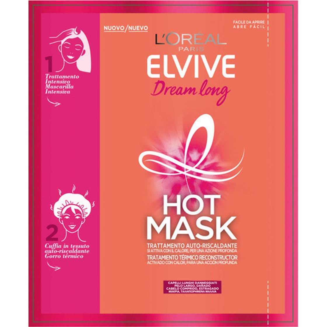 Producto Dream Long Hot Mask Tratamiento Térmico Reconstructor Elvive