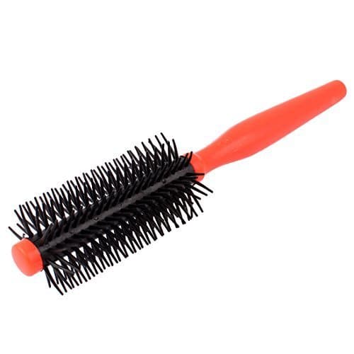 Belleza Plastic Red Handle escova de cabelo Salon Styling Cerdas Pente Maquiagem Tool