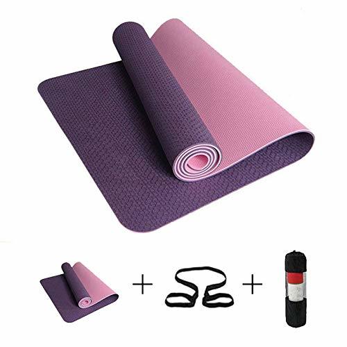 Place gdangel Esterilla Yoga 6MM Antideslizante Yoga Mat TPE Sport Yoga Gym 183cm