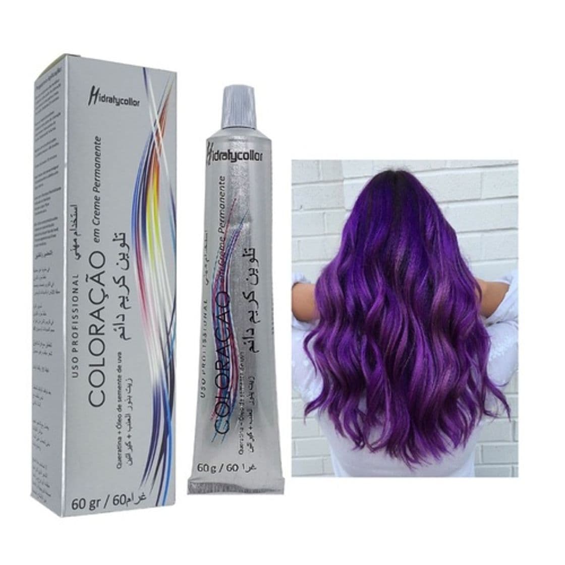 Moda Coloração de cabelo roxo