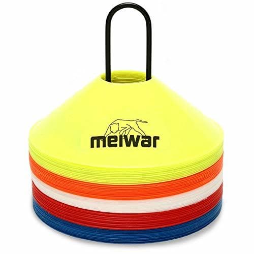 Producto meiwar 50x Conos de Entrenamiento con Correa Multicolor