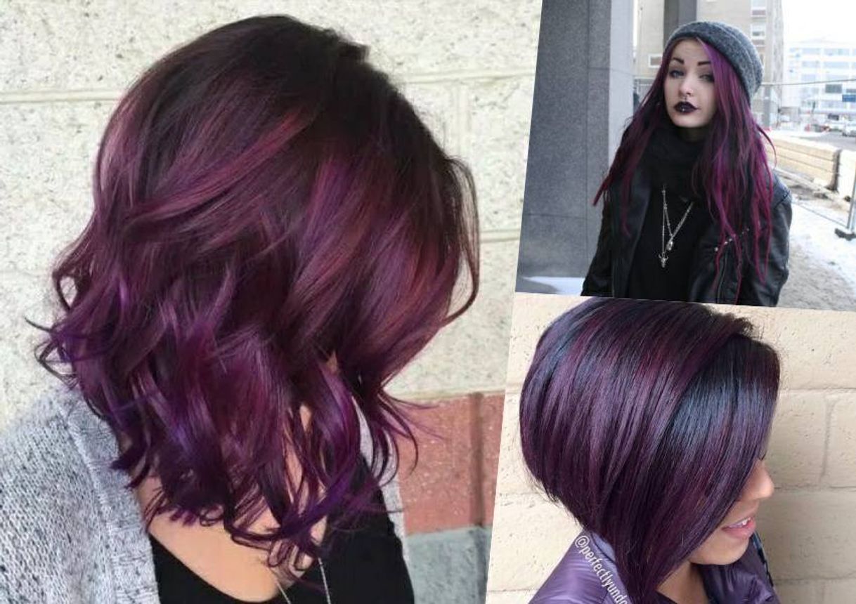 Moda Cabelo violeta