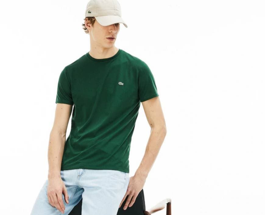 Product T-shirt decote redondo lacoste 