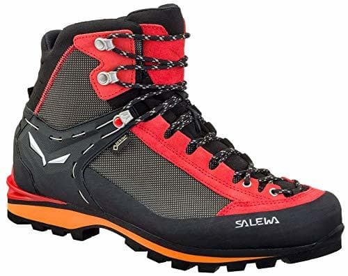 Lugar Salewa Ms Crow Gtx, Botas de Montaña Hombre, Negro/Rojo