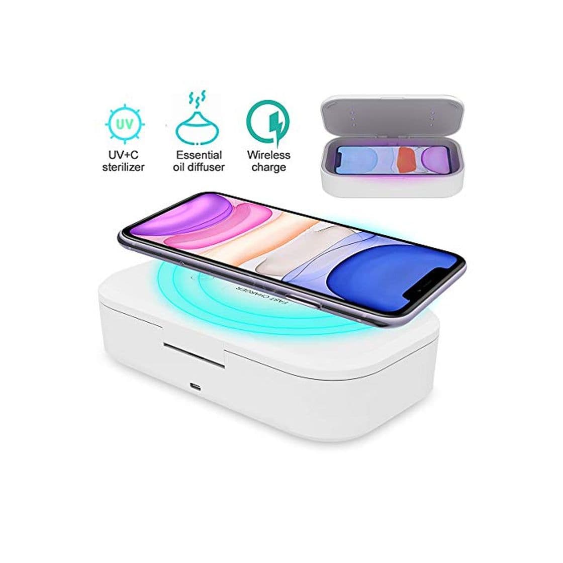 Product JZ Wireless Charging Sterilizing Box with UV Lights Rapid Disinfector Box Clean