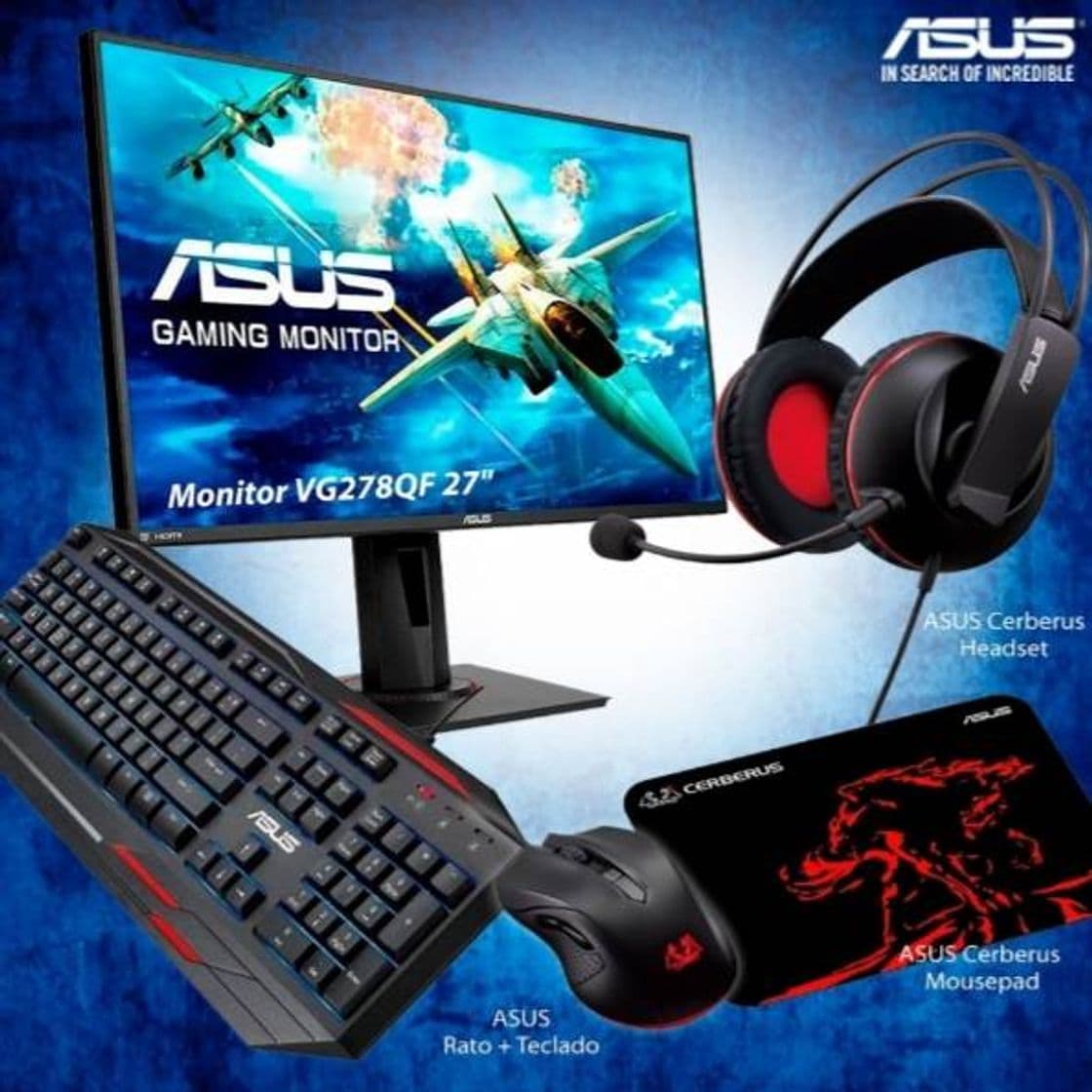 Fashion ASUS GAMING BUNDLE HARDCORE - MONITOR 27" FULL HD ...