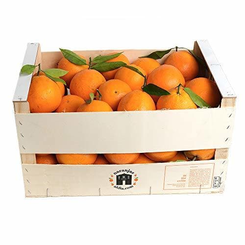 Lugar Caja de 15 kg de Naranjas para zumo naturales y frescas recolectadas