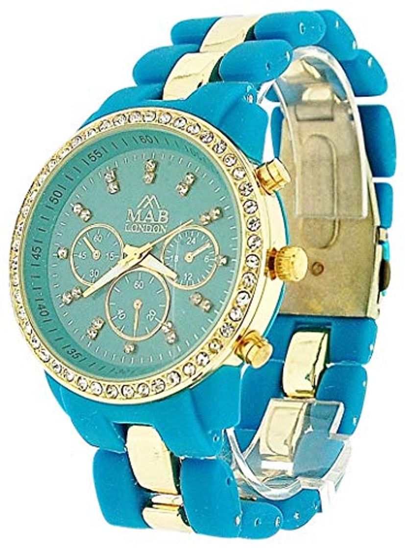 Fashion MAB London MLP05 Turquoise - Reloj para Mujeres