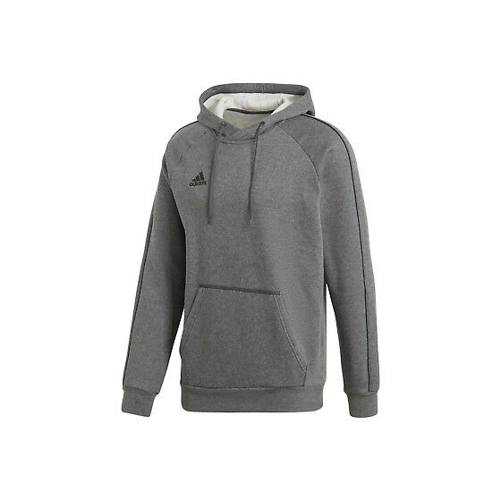 Fitness Adidas Core18 Hoody Sudadera con Capucha, Hombre, Gris