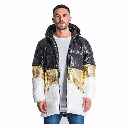 Fashion Gianni Kavanagh AW19 - Gianni Kavanagh 1725 Black/Gold/White GK Glaciar Down Coat