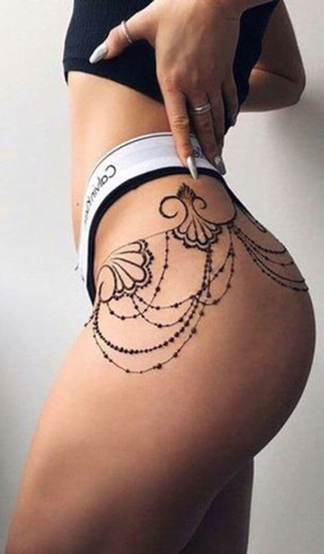 Fashion Tatuagem Coxa  