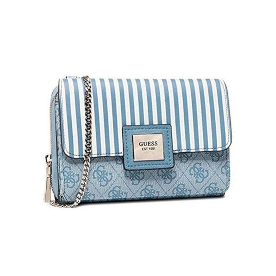 Product Guess Candace Convertible Crossbody Belt Bag Sky