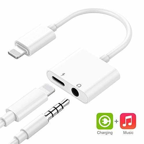 Lugar SZJMSR Adaptador de Auriculares para iPhone X Adaptador Conector de Auriculares 3.5