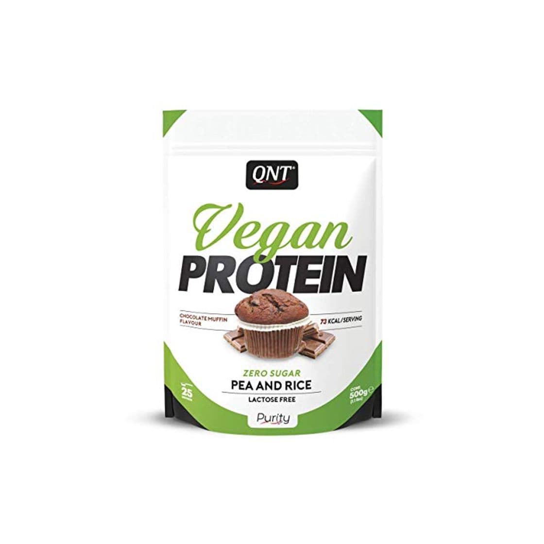 Producto QNT VEGAN PROTEIN 500 GR Cioccolato Muffin