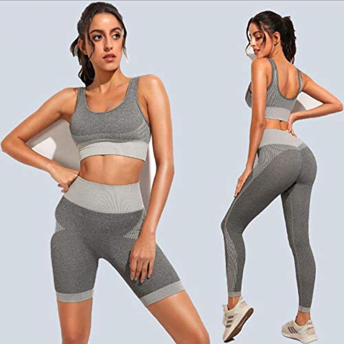 Producto chuanglanja Suave Transpirable Cómodo Mujer Gym Sports Suits Women s Seamless Sports