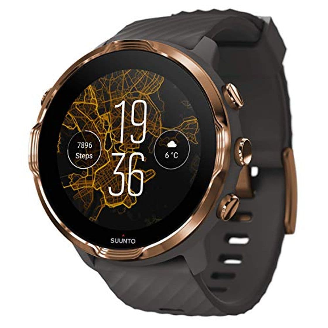 Producto Suunto 7 -​ Smartwatch para Deporte y Fitness, Unisex, Correa de Silicona,