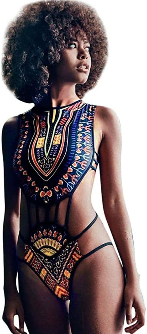 Producto SHOBDW Mujer Africano de impresión Vintage Estilo étnico Bikini Conjunto de Traje